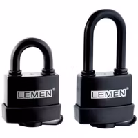 Hänglås LEMEN vattentät m. ABS-plastskikt, 50mm