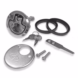 Durkbeslag, kit, Ø76mm, låsbart