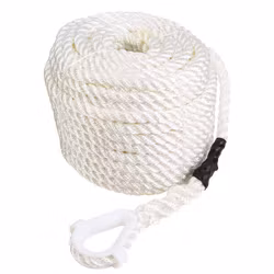 3-Slagen Polyester PP lina med nylonkaus, Ø12 mm