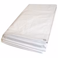 Presenning Super Tarp Standard 160g/m2 vit  4 x 6 meter