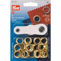 Prym mässingsöljetter Ø11mm, 15 st