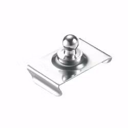 Loxx knopp med RF stålplatta för vindruta 24mm, 10st.