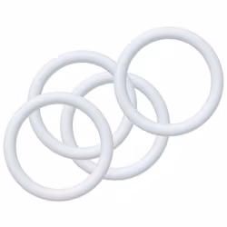 Gummiring till kapell vit Ø47mm tjocklek Ø7mm 4st.