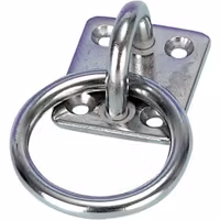 Monteringsplatta med ögla/ring RF, 6 mm