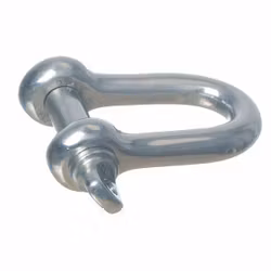 1852 Schackel med vingskruv RF, 4 mm