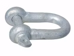 1852 Schackel med vingskruv galv. 8mm
