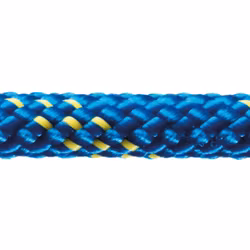 Robline Dinghy Light 8 mm Blå/Gul 100 m