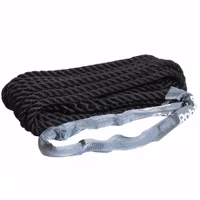 Robline förtöjning, öga m webbing, 3-slagen Navy 16mm 10 m