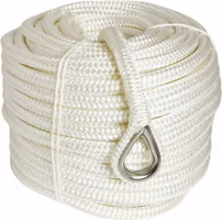 1852 Ankarlina flätad polyester m RF kaus vit 10 mm 40 meter