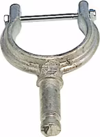 Årklyka m. bult i aluminium 2"