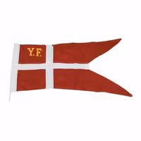 1852 YF-flagga med Ø3mm lina, 65 x 125cm