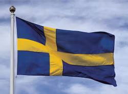 Flagga Sverige, 240x150 cm