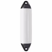 Polyform F01S fender 370x130mm vit/svart