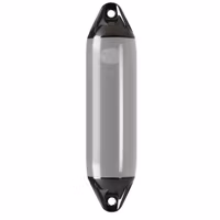 Polyform F01S fender 370x130mm grå/svart