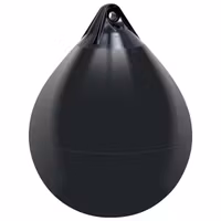 Polyform A2 klotfender 390 x 500mm svart med svart topp