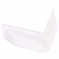 Dan-Fender bryggfender vinkel vit, 25x10cm