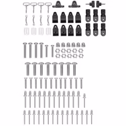 Biminitopp monteringsdelar, skruvar och beslag