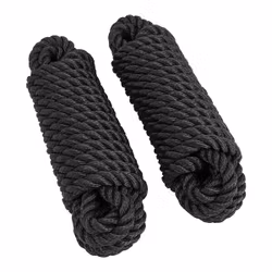 Förtöjningslina PP svart Ø12 mm 6 meter, 2 stk