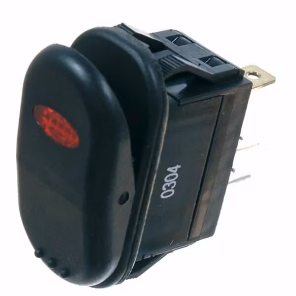 Vattentät vippströmbrytare till strömpanel