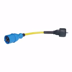 Ratio adapterkontakt CEE hane / Schuko hona