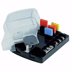 Säkringsskåp till 6 automatiska bladsäkringar