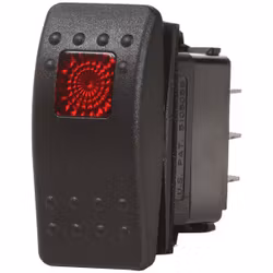 Blue Sea vattentät kontakt Contura II SPST off/on med LED