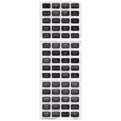 Blue Sea Systems Contura etikett-kit svart