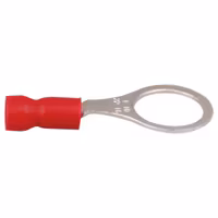 Ringkabelsko röd hål 4,3 mm, 10 st