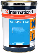 International Uni-Pro EU bottenfärg 5L, Dover vit