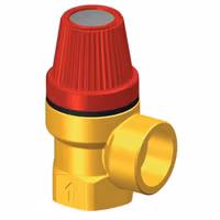 Whale övertrycksventil 1/2" 7 bar