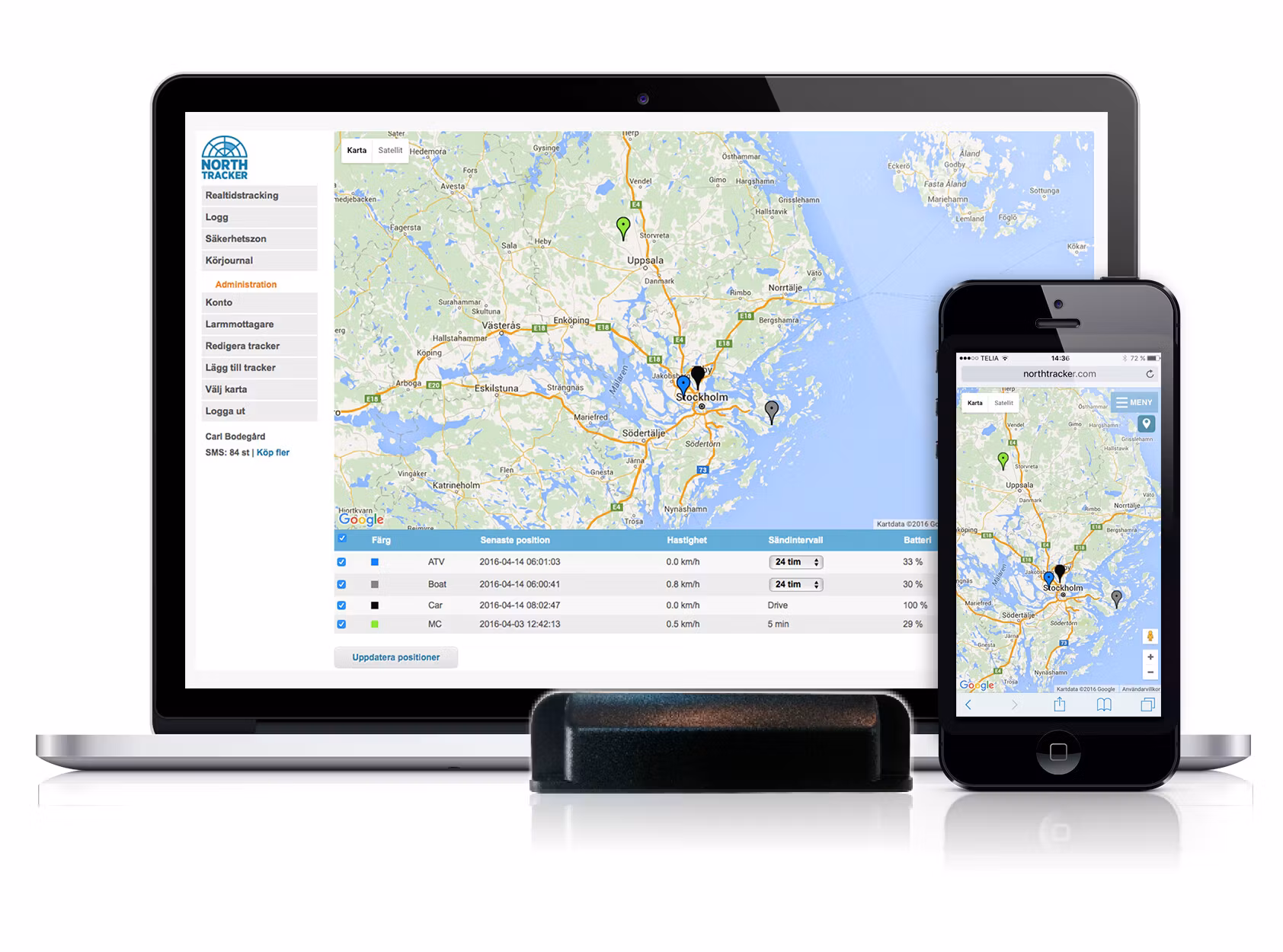 NorthTracker Scout GPS tracker