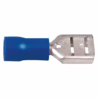 Flatstift hona blå 6.4 x 0.8 mm, 100 st