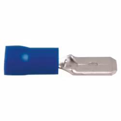 Flatstift hane blå 6.4 x 0.8 mm, 100 st