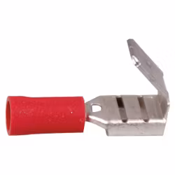 Platt förgreningshylsa röd 6.4x0.8 mm, 100 st