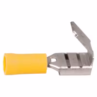 Platt förgreningshylsa gul 6.4x0.8 mm, 100 st