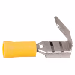 Platt förgreningshylsa gul 6.4x0.8 mm, 100 st