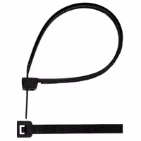 Buntband svart 140 x 3,5 mm, 20 st