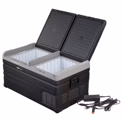 1852 kylbox 95 L med kompressor, 2-delad kyl/frys 12/24/230 