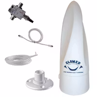 Glomex VT300 TV-antenn compact avior med kabel & fäste
