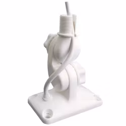 Glomex RA135 4-vägsantenn-vippbeslag, vit nylon
