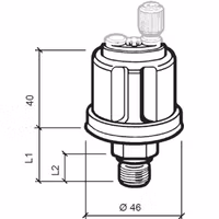 VDO sensor oljetryck 5 bar, M18x1,5