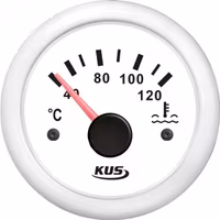 KUS temperaturmätare för kylvatten vit