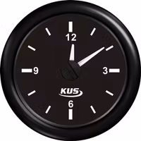 Kus klocka, svart