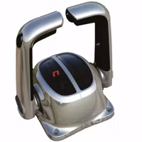 Ultraflex B502C dubbelgreppsbox m/trim & lås, krom