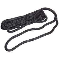 Robline förtöjningslina flätad svart, 12mm x 10m
