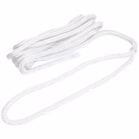 Robline förtöjningslina flätad vit, 12mm x 4m