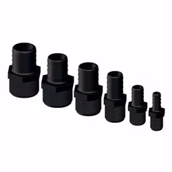 Trudesign Slangstos hane komposit svart 3/4" 19mm