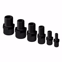Trudesign Slangstos hane komposit svart 1 1/2" 38mm