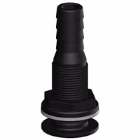 Trudesign Genomföring komposit svart 3/4" -19mm