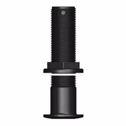 Trudesign Bordgenomföring lång, svart 1 1/4"